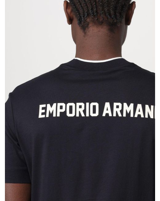 Emporio Armani T-shirt in Blue für Herren