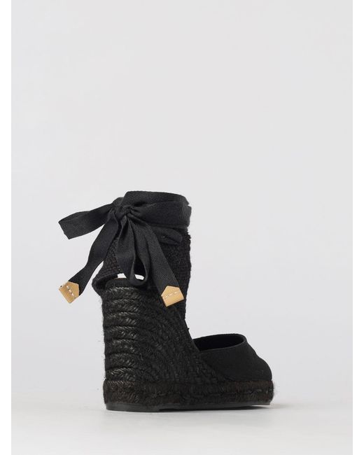 Castaner Black Carina Cotton Canvas Espadrilles