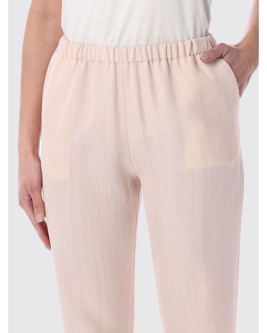 Loulou de Saison Pink Virgin Wool Blend Trousers