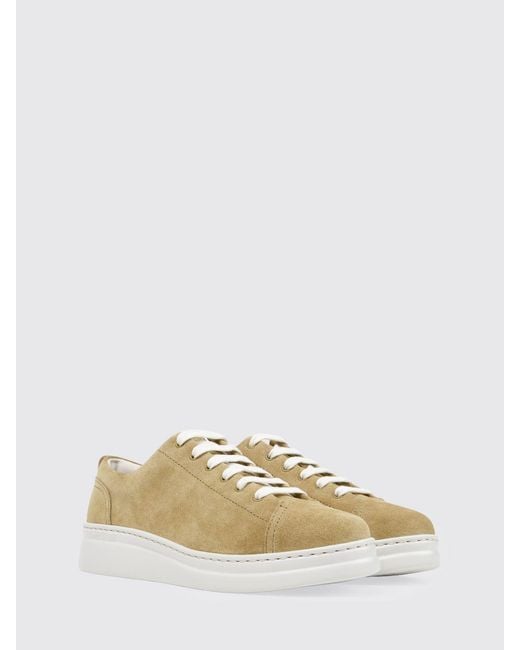 Camper Brown Runner Up Suede Sneakers