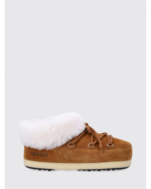 Moon Boot Brown Flat Sandals