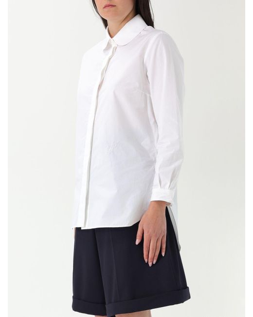 Patou White Hemdbluse Damen