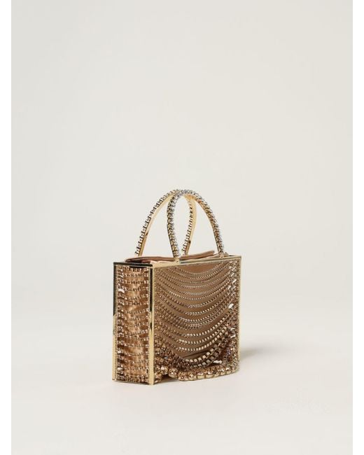 Borsa A Mano Giulietta Degli Spiriti Con Cristalli di Benedetta Bruzziches in Natural
