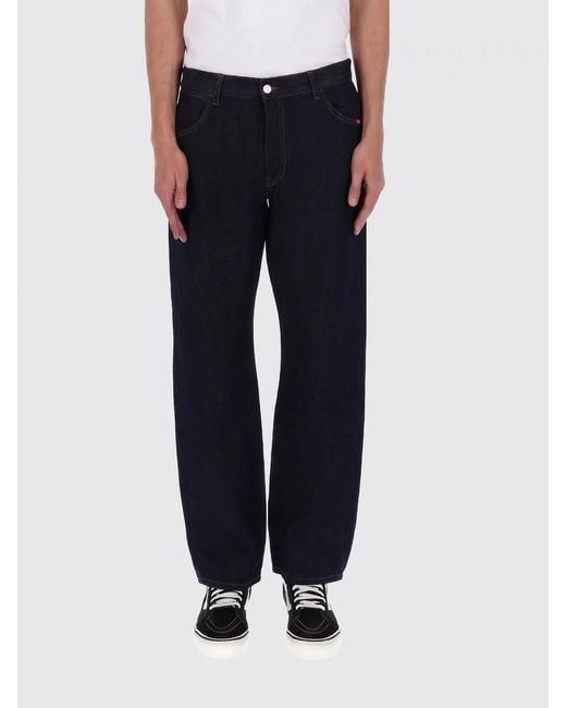 AMISH Blue James Wide-Leg Jeans for men