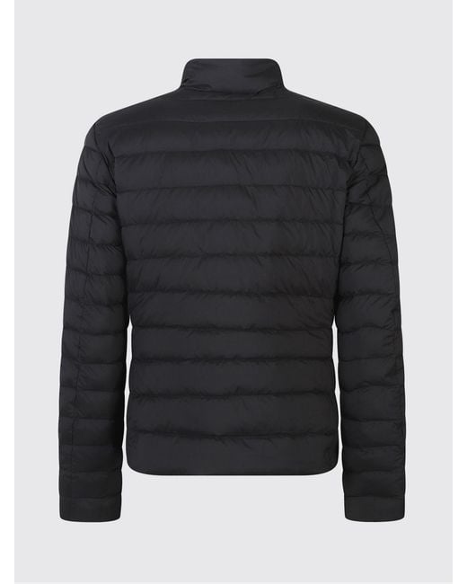 Moorer Black Clement Quilted Nylon Down Jacket