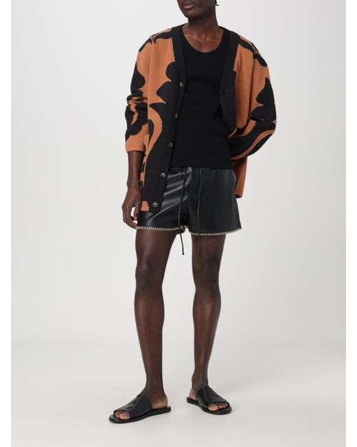 Pantalones cortos Nanushka de hombre de color Black