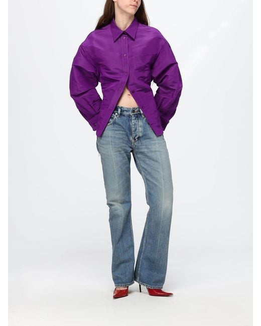 Balenciaga Purple Shirt