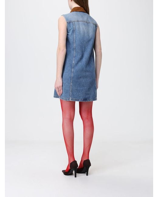 Versace Blue Shirtdress