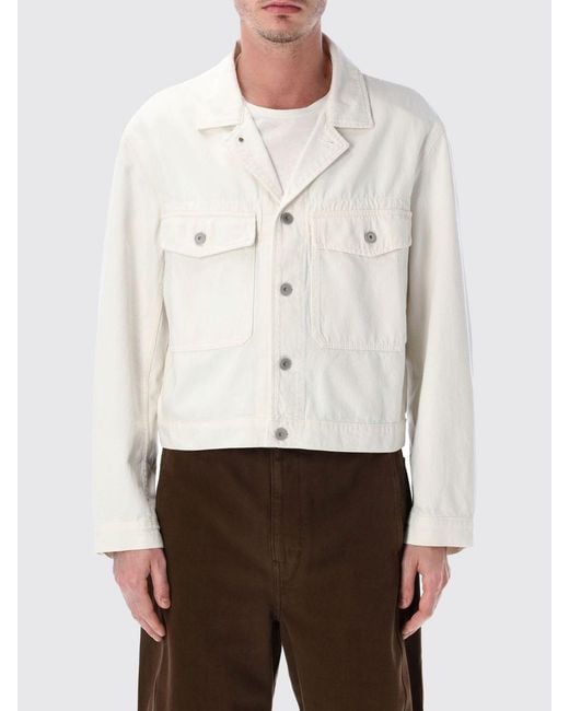 Lemaire Natural Denim Jacket for men
