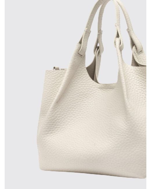 Gianni Chiarini Natural Dua Hammered Leather Bag