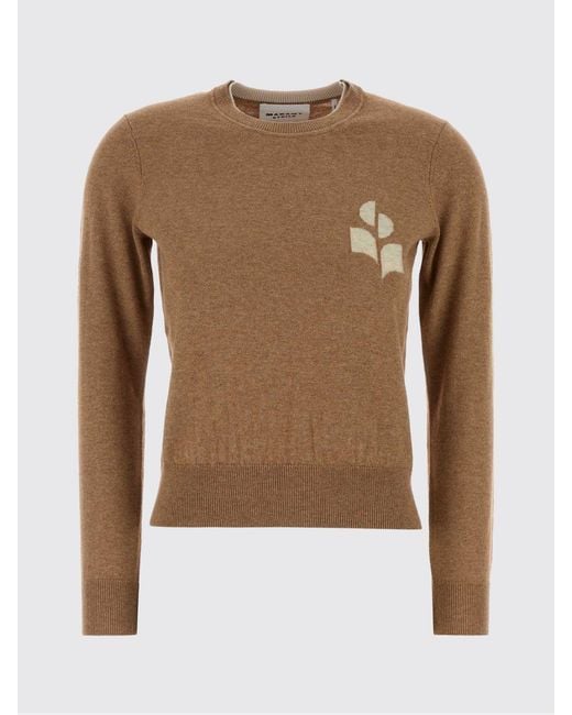 Isabel Marant Blue Wool And Cotton Crewneck Pullover