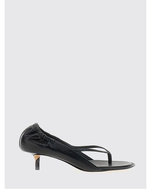 Jacquemus White Leather Sandals