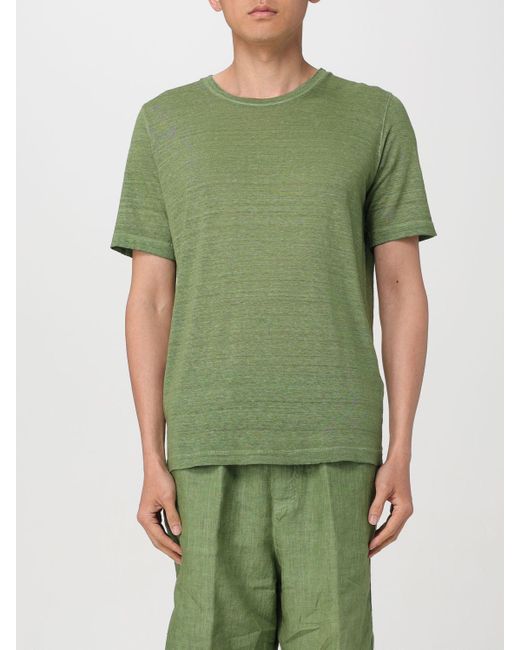 Camiseta 120% Lino de hombre de color Green