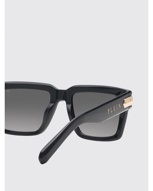 Philipp Plein Gray Empire Acetate Sunglasses for men