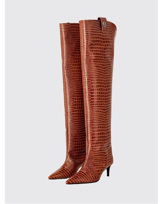 Philipp Plein Brown Boots