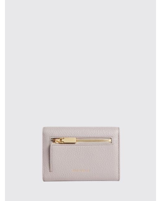 Coccinelle White C-Me Grained Leather Wallet