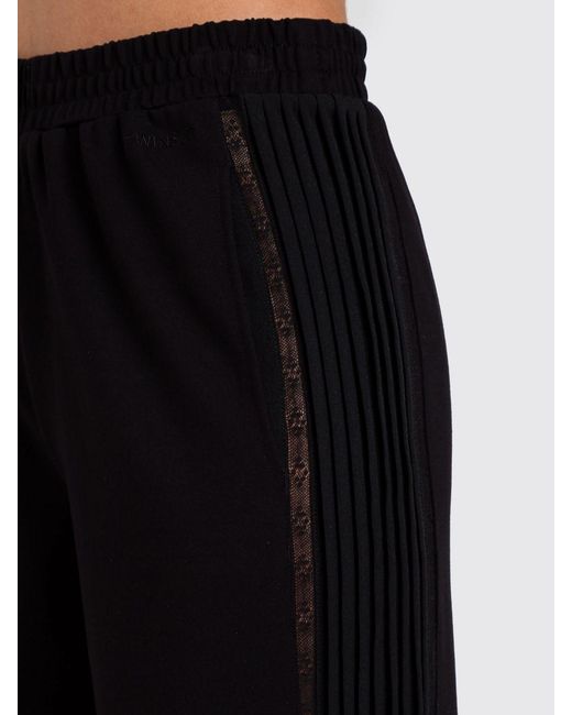 Twinset Black Palazzo Trousers