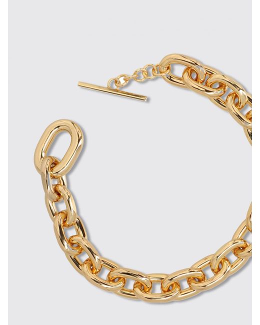 Collar De Aluminio Rabanne de color Metallic