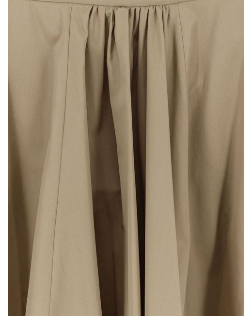Aspesi Natural Cotton Skirt