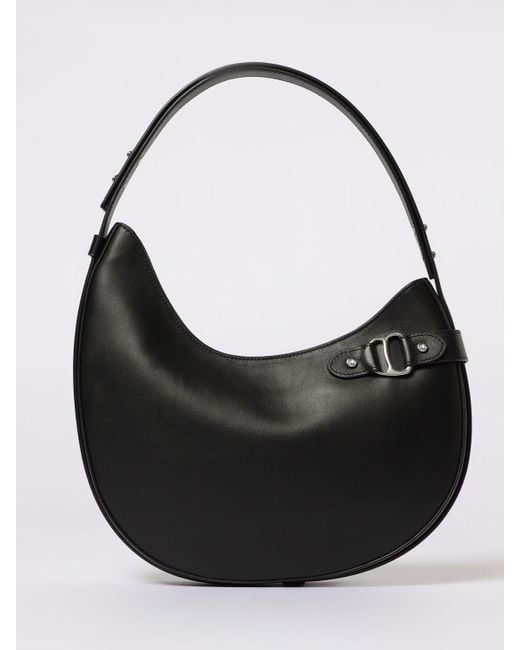 Ralph Lauren Black Tasha Large Leather Bag