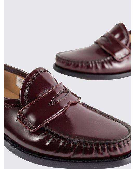 Thom Browne Red Penny Loafers