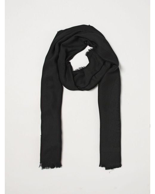 Elisabetta Franchi Black Viscose Blend Scarf