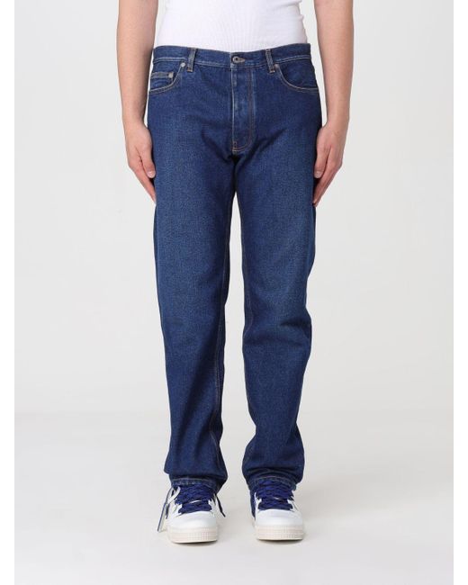 Jeans Off-White c/o Virgil Abloh de hombre de color Blue