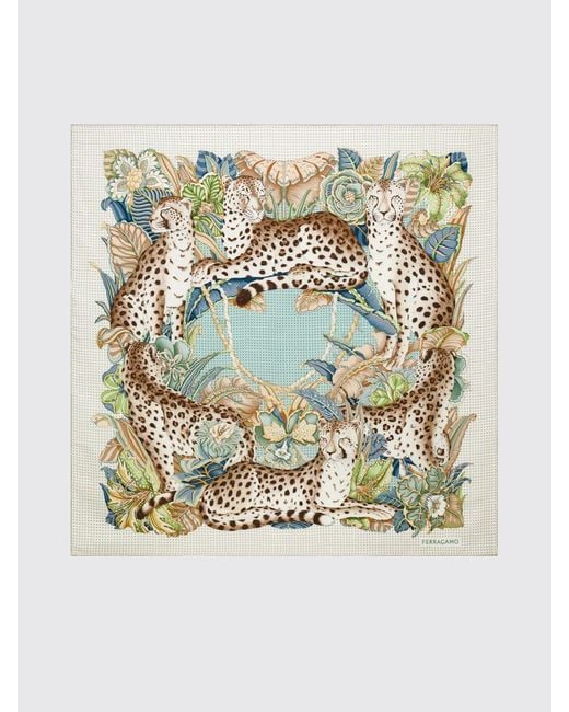 Ferragamo Metallic Scarf