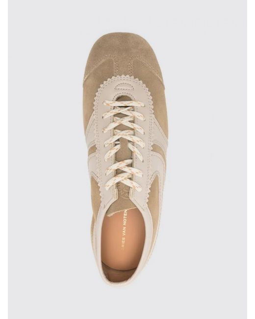 Dries Van Noten Natural Leather Sneakers