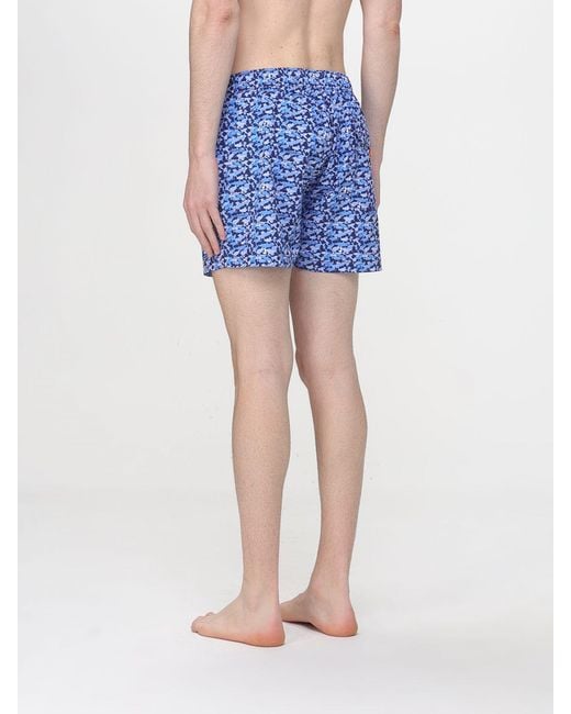 Save The Duck Blue Printed Polyester Swimsuit for men