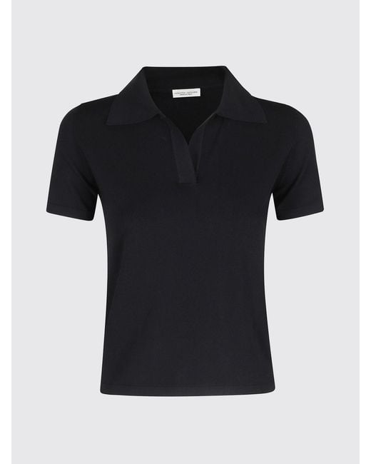 Roberto Collina Blue Viscose Polo Shirt