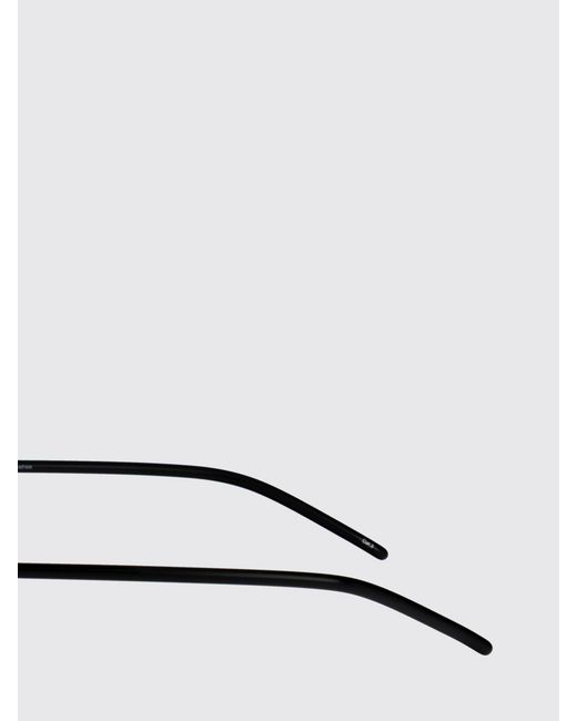 McQueen White Am0563S Acetate And Metal Sunglasses
