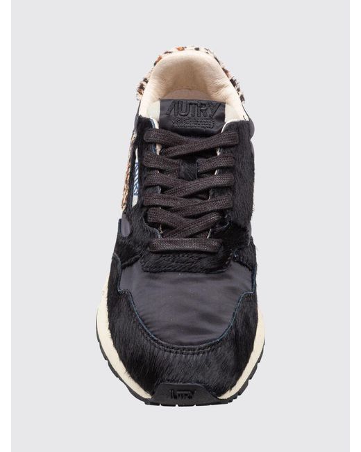 Autry Black Reelwind Low-Top Trainers