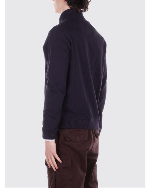 Cardigan En Mélange De Coton Fay pour homme en coloris Blue