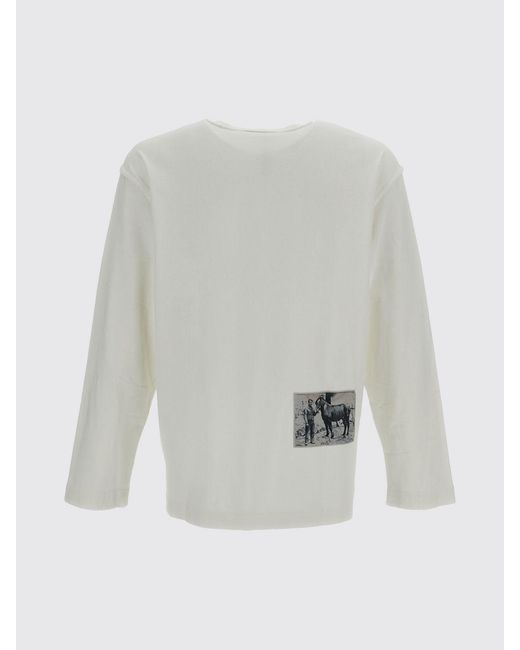 Jacquemus Gray Cotton Crew-Neck T-Shirt With Graphic Print for men