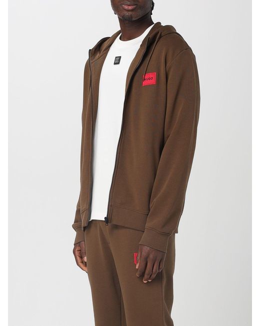 HUGO Brown Sweatshirt for men