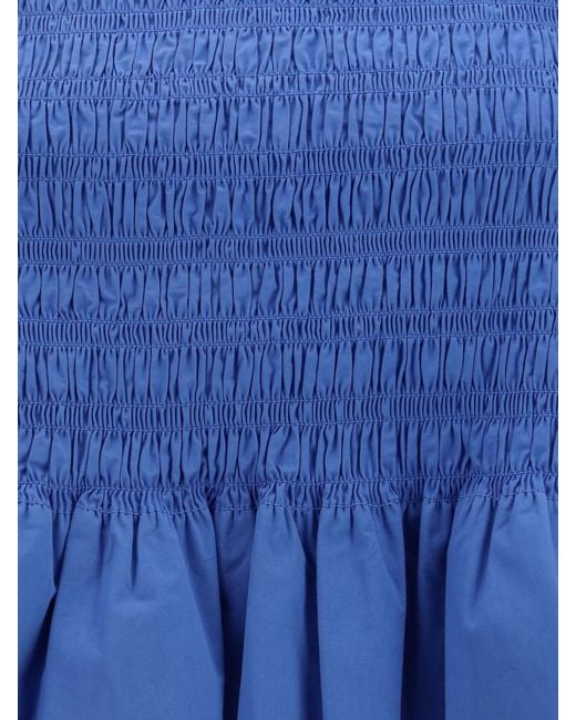 Ganni Blue Top