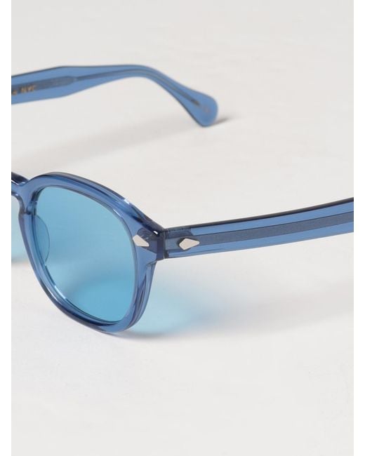 Moscot Blue Lemtosh Base 2 Acetate Sunglasses for men