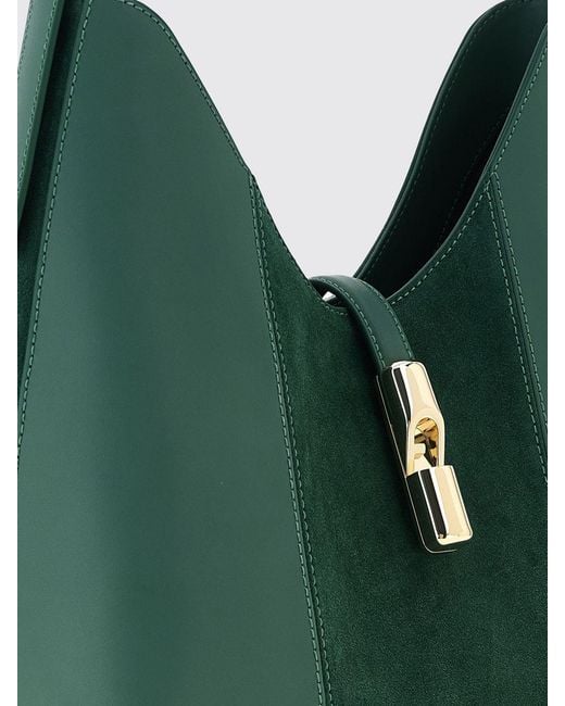 Furla Green Shoulder Bag