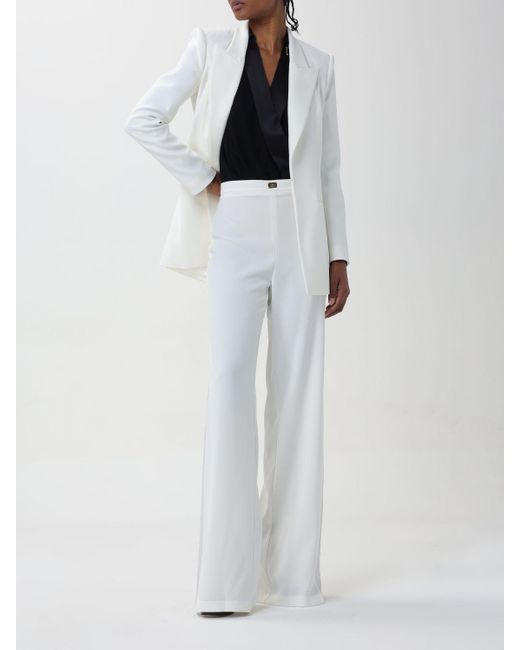 Elisabetta Franchi White Suit
