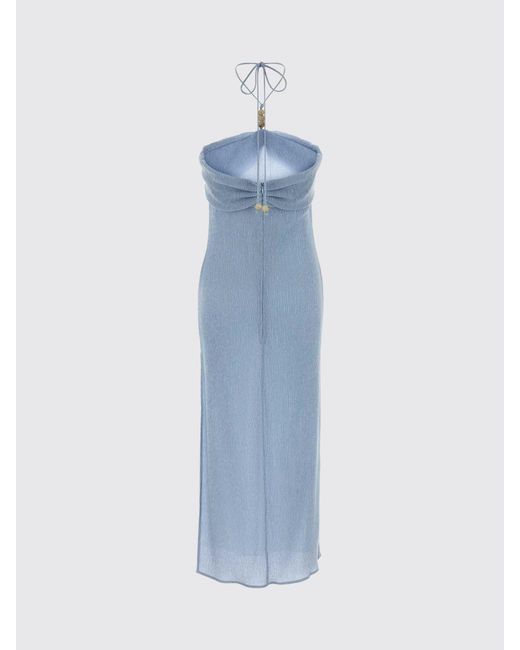 Magda Butrym Blue Lyocell Dress