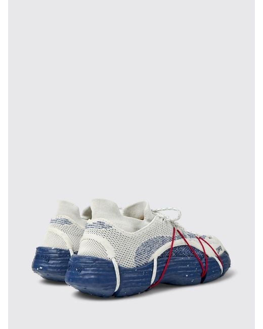 Camper Blue Roku Recycled Polyester Knit Sneakers for men