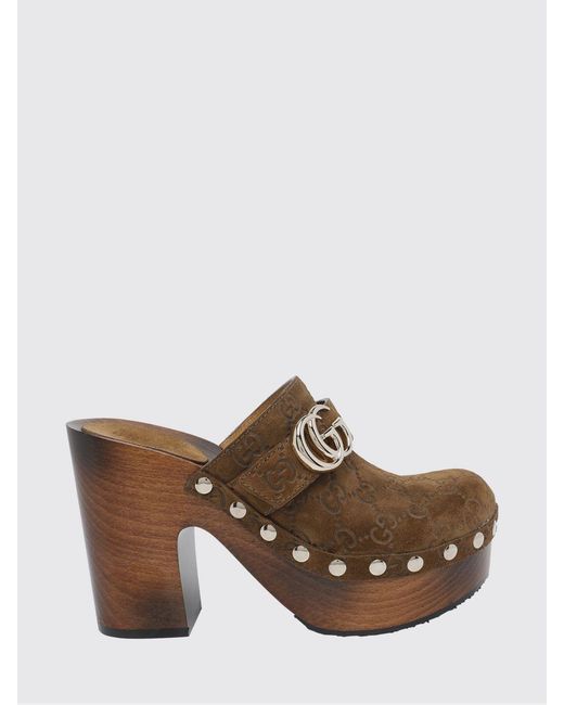 Gucci Brown High Heel Shoes