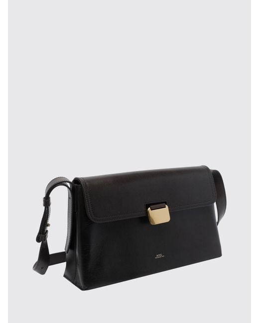 A.P.C. Black Shoulder Bag