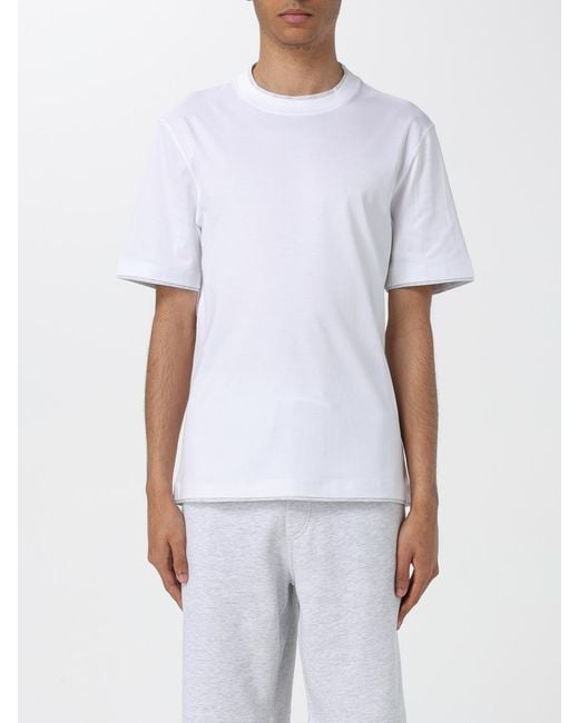 Brunello Cucinelli White T-shirt for men