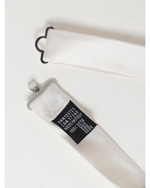 Emporio Armani Natural Silk Bow Tie for men