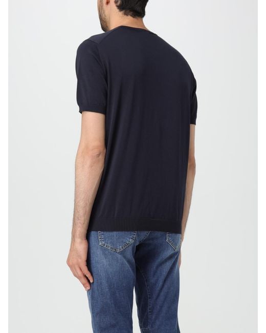 Drumohr Blue T-shirt for men