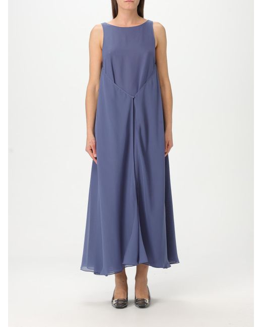 Emporio Armani Dress in Blue | Lyst