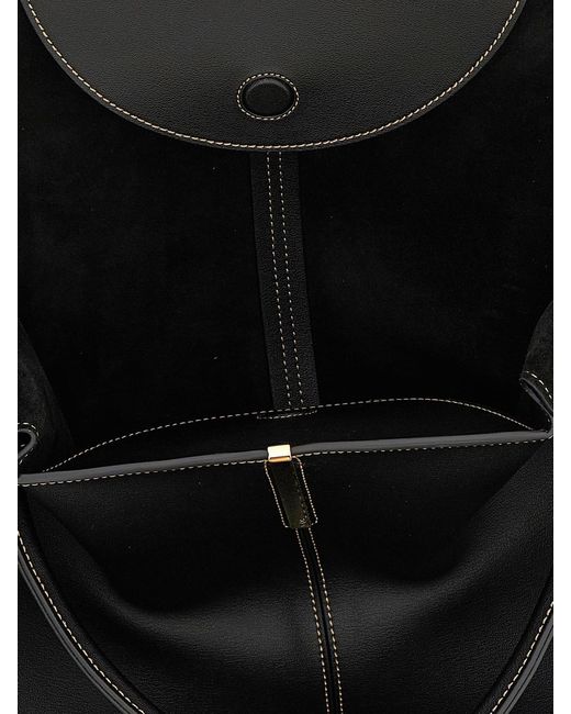 Tod's Black Barretta Calfskin Handbag