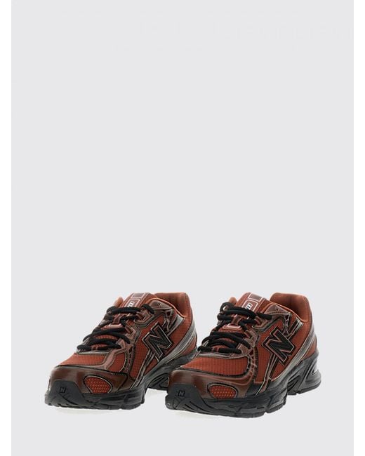New Balance Brown 740 Mesh And Rubber Sneakers for men